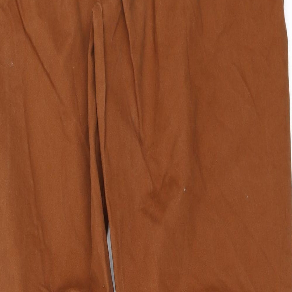 Womens UK Size 30 in NEXT Slim Fit Chino Brown Trousers
