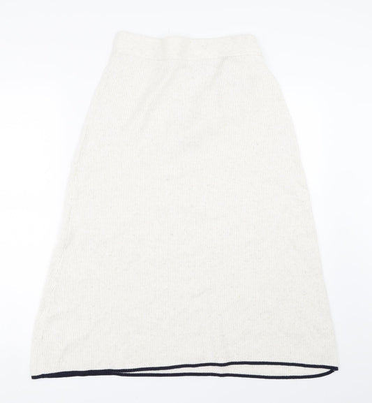 Marks and Spencer Womens Beige   A-Line Skirt Size M