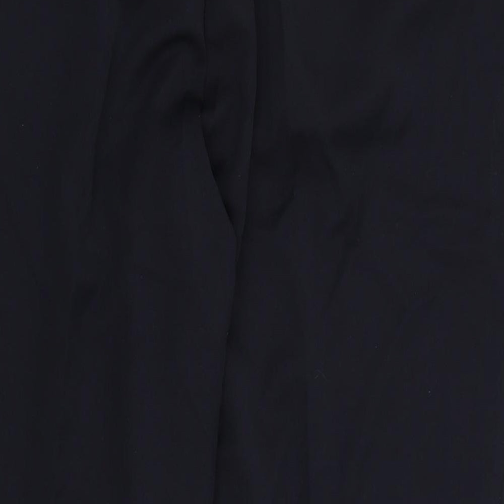 Womens UK Size 18 Principles Regular Fit Dress Pants Black Trousers