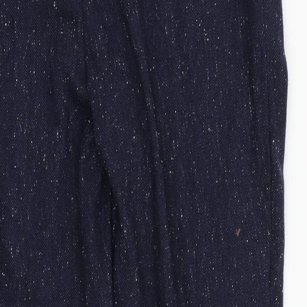 Womens UK Size 10 NEXT Regular Fit Dress Pants Blue Trousers