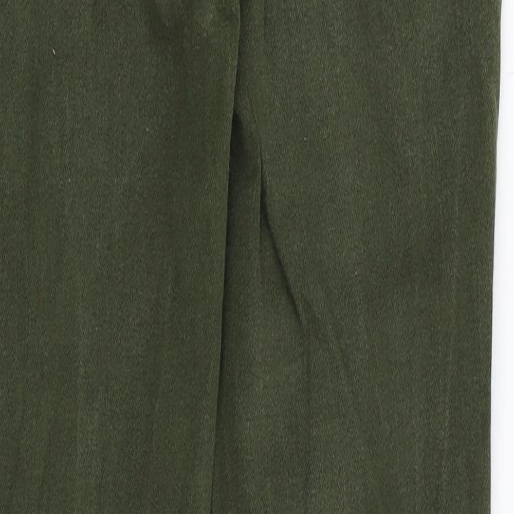 Cherokee Womens Green Denim Straight Jeans Size 6 L26 in