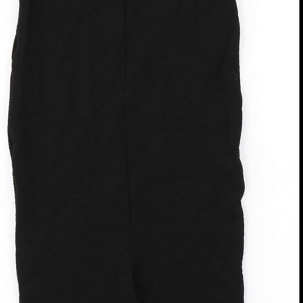 New Look Womens Black Bandage Skirt Size 8