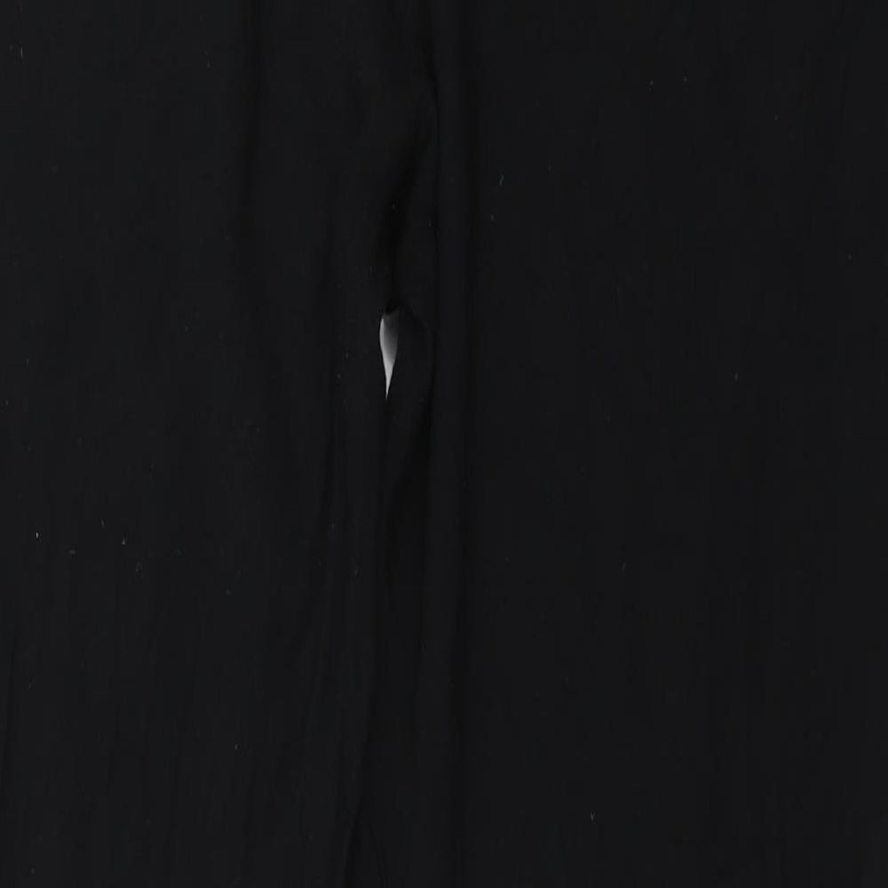 Womens UK Size 10 H&M Regular Fit Black Trousers