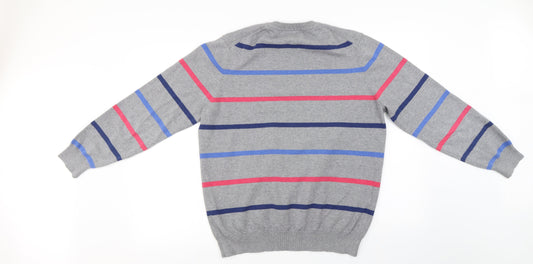 Morley Mens Grey Pullover Jumper Size L