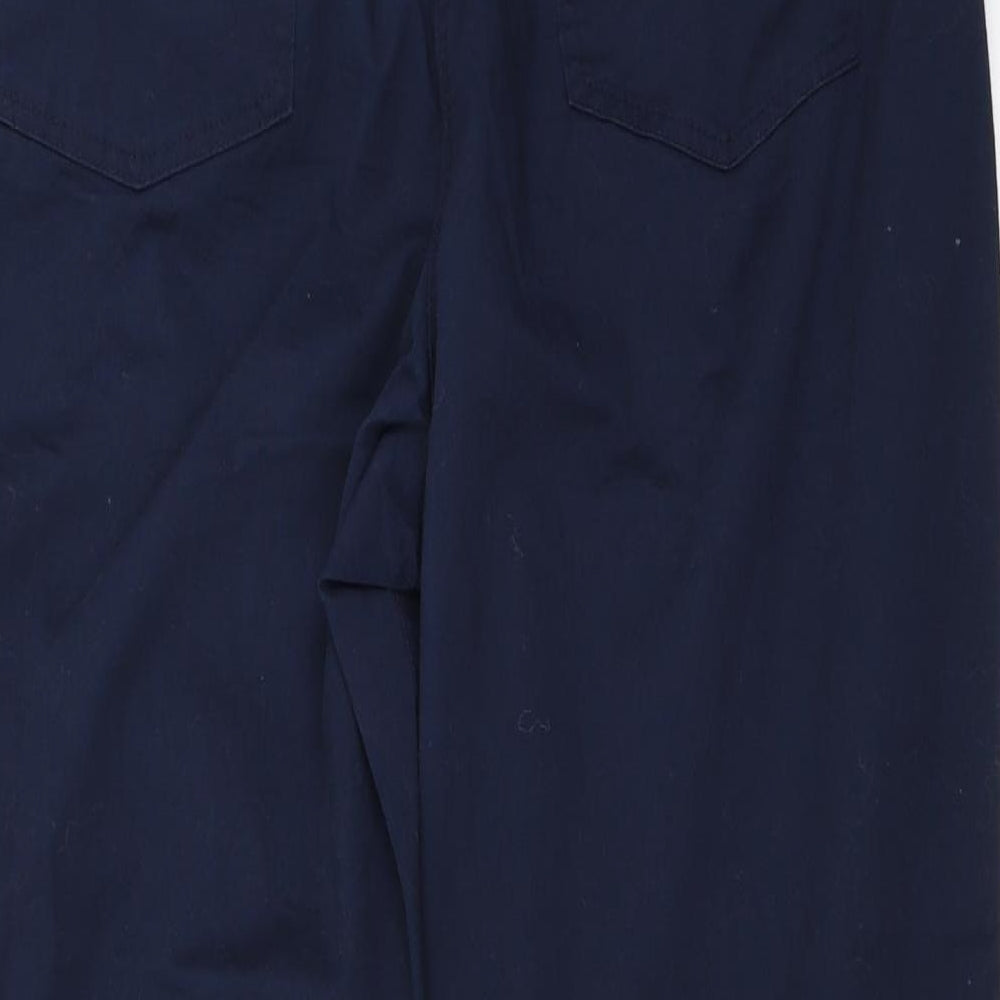 F&F Womens Blue Trousers Size 14 L24 in