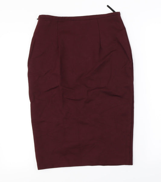 Marks and Spencer  Womens Purple   A-Line Skirt Size 10