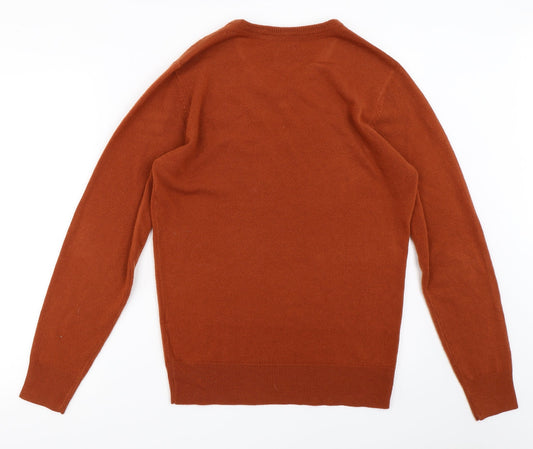 Peacocks Mens Brown Pullover Jumper Size S