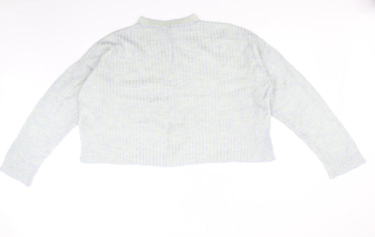 Light before Dark Womens Grey Pullover Jumper Size S