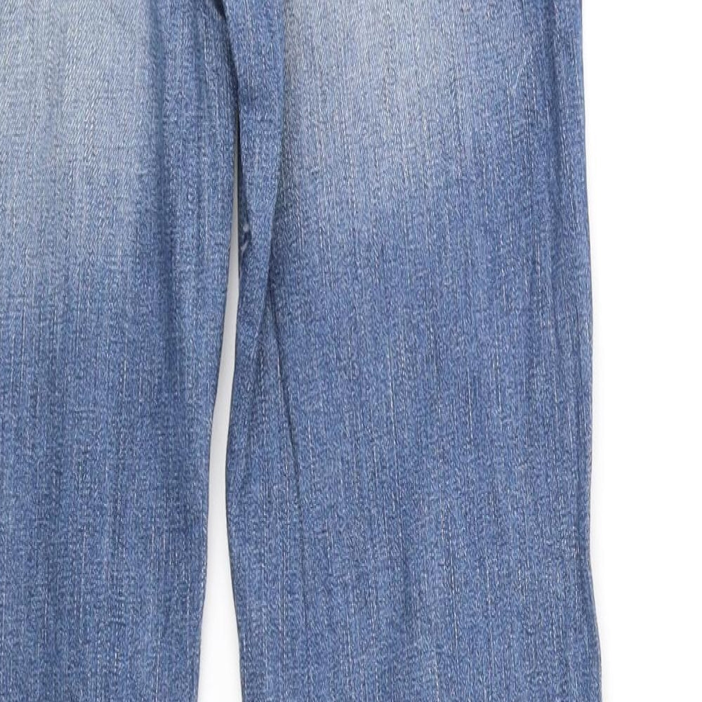 Catie Womens Blue Straight Jeans Size M L32 in
