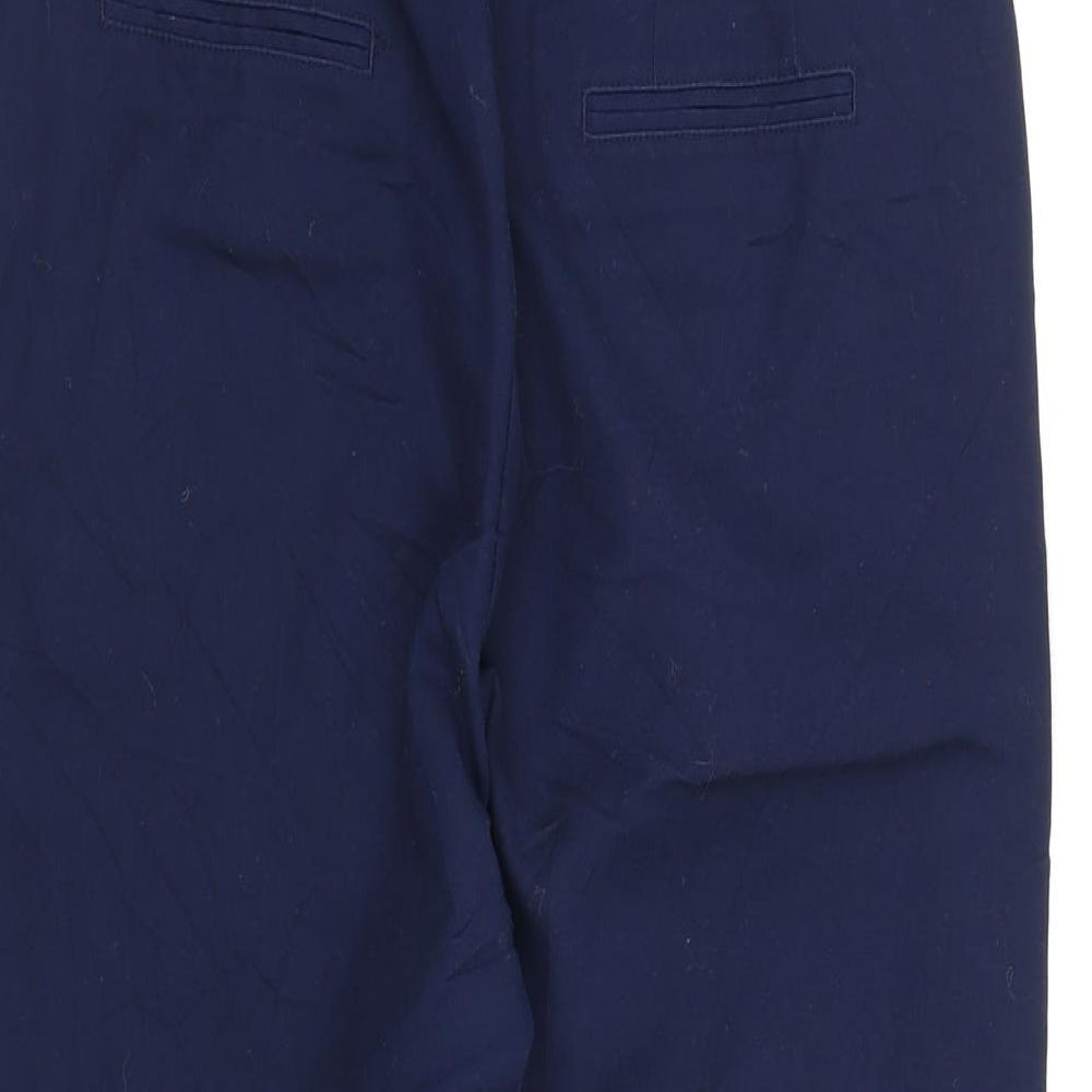 Womens UK Size 12 Marks and Spencer Regular Fit Blue Trousers