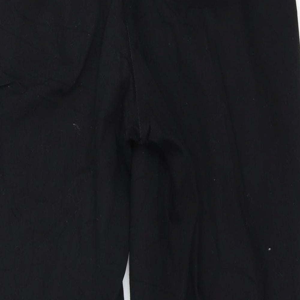 Womens UK Size 16 Debenhams Regular Fit Black Trousers