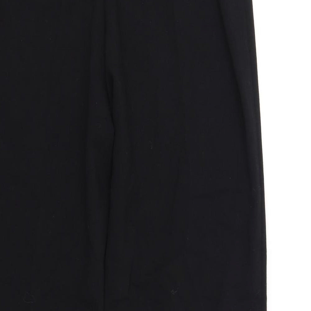 EWM Womens Black Trousers Size 14 L33 in