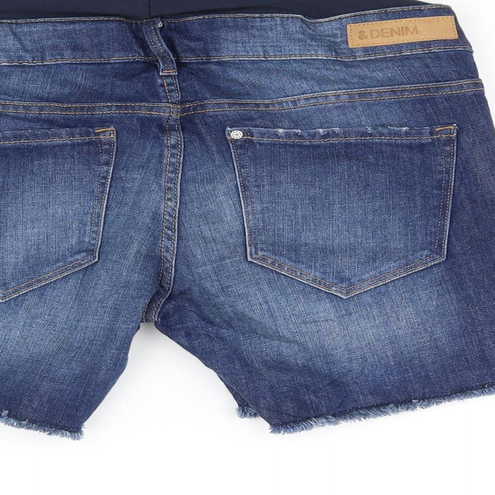 H&M Womens Blue Cut-Off Shorts Size 10