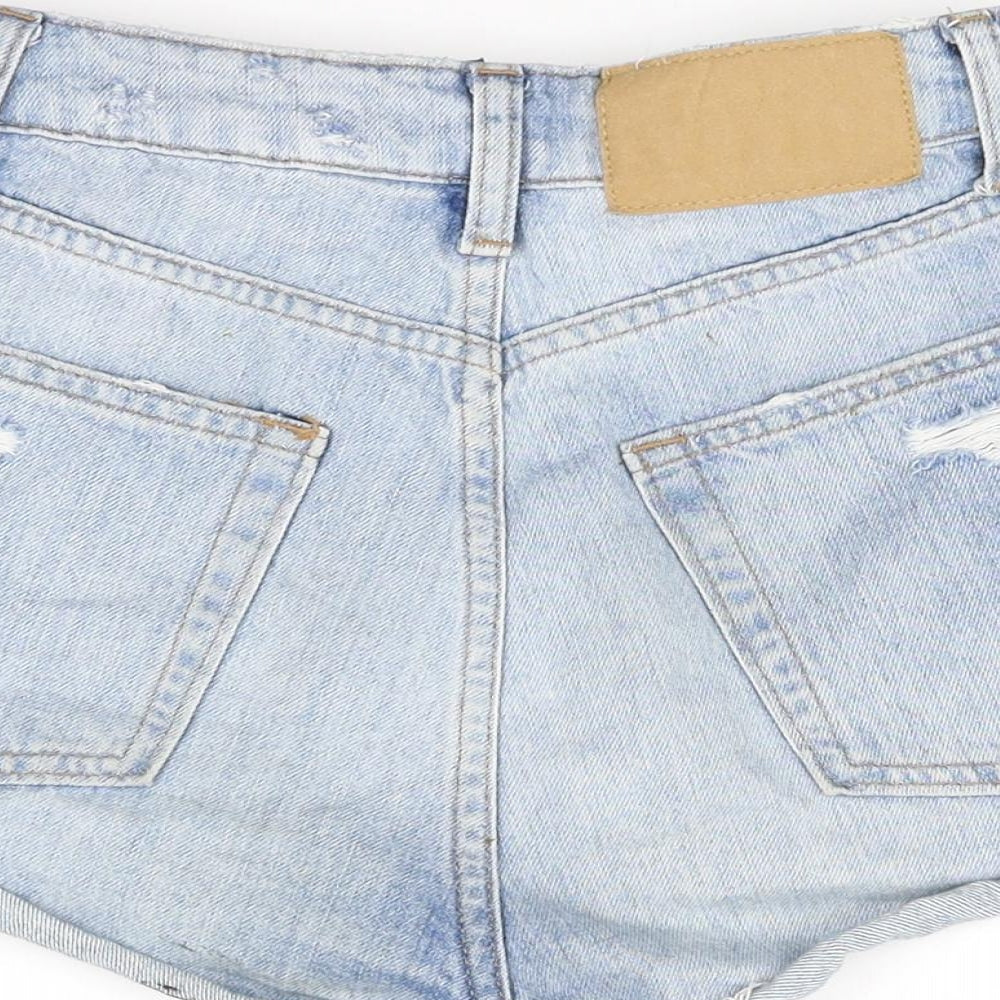 Divided Womens Blue Cut-Off Shorts Size 4