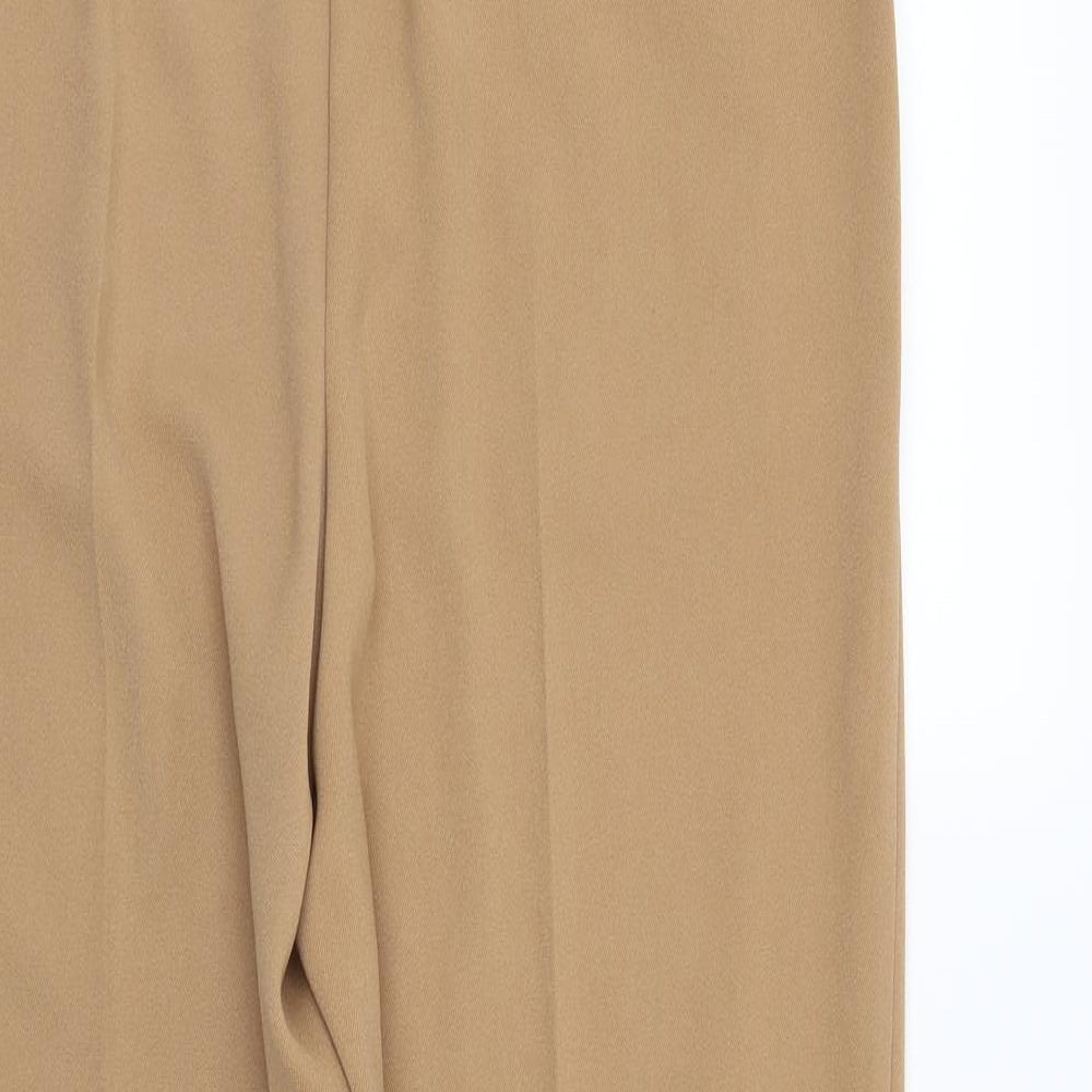 Womens UK Size 12 Dorothy Perkins Regular Fit Brown Trousers