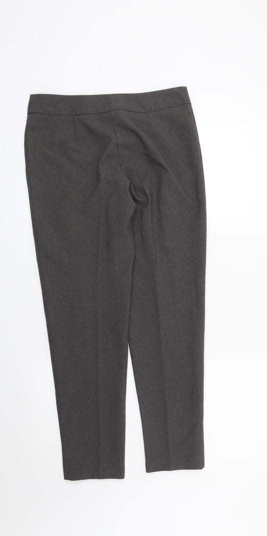 George Womens Grey Trousers Size 8 L27 in
