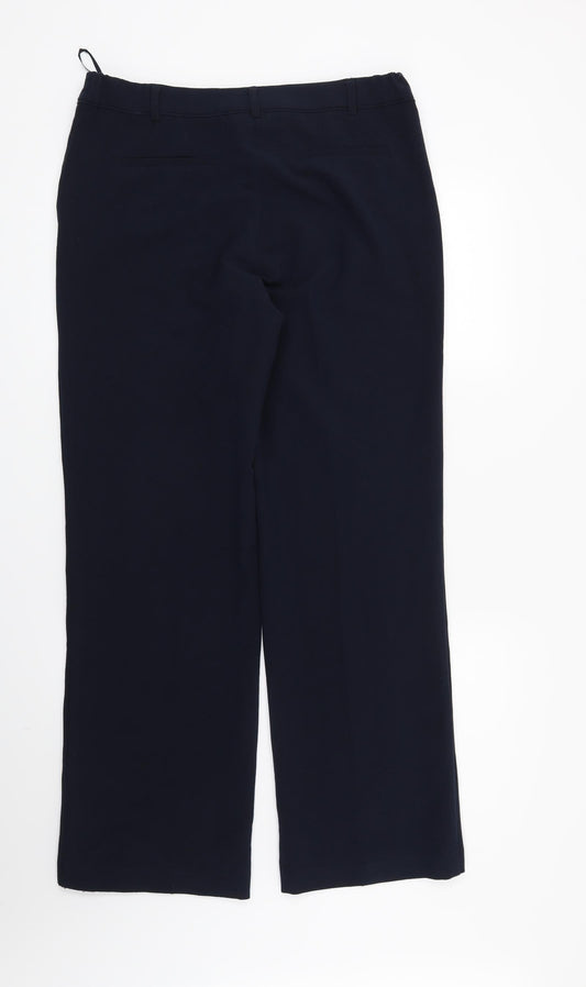 Maine Womens Blue Trousers Size 12 L29 in