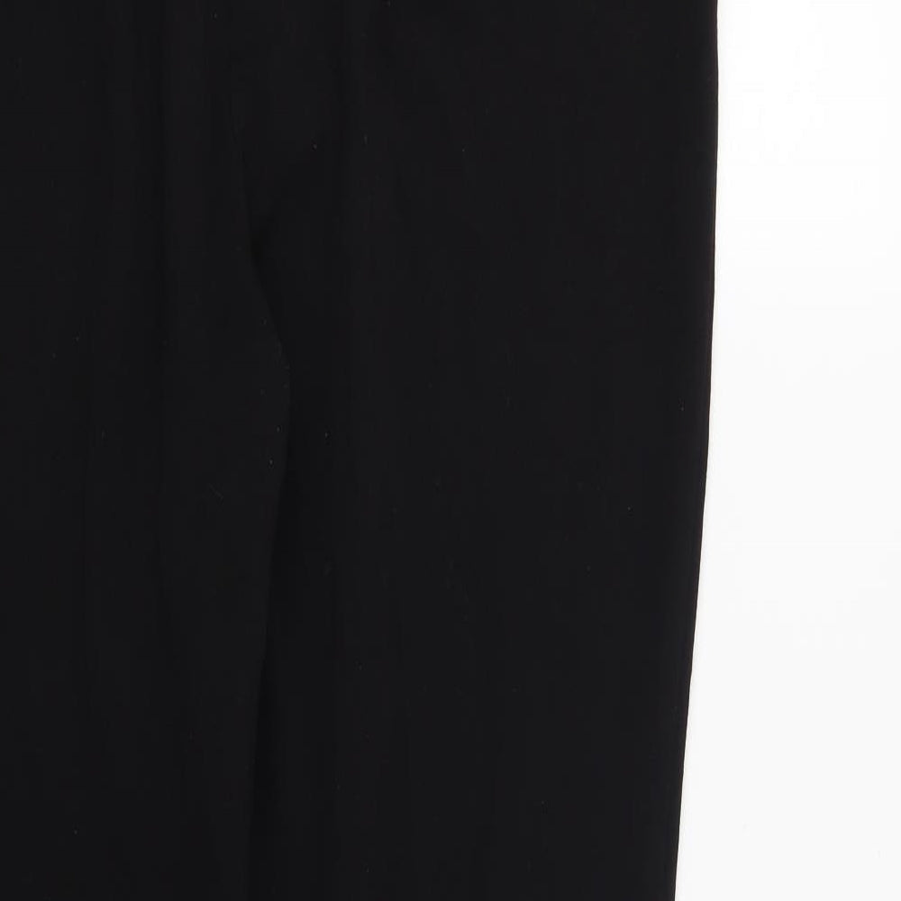Womens UK Size 18 Marks and Spencer Regular Fit Black Trousers