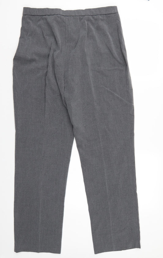 Womens UK Size 16 magi Regular Fit Grey Trousers