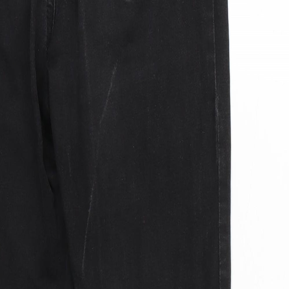 Denim & Co. Womens Black Skinny Jeans Size 34 L27 in