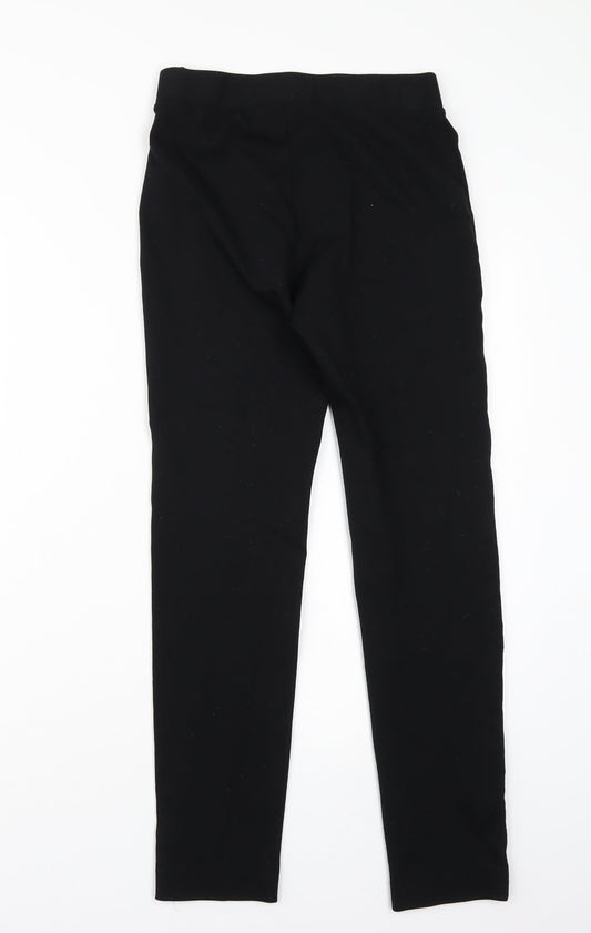 Womens UK Size 8 Marks and Spencer Carrot Black Leggings