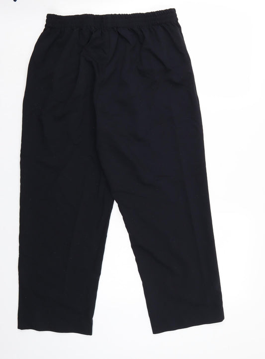 Damart Womens Blue Trousers Size 16 L25 in