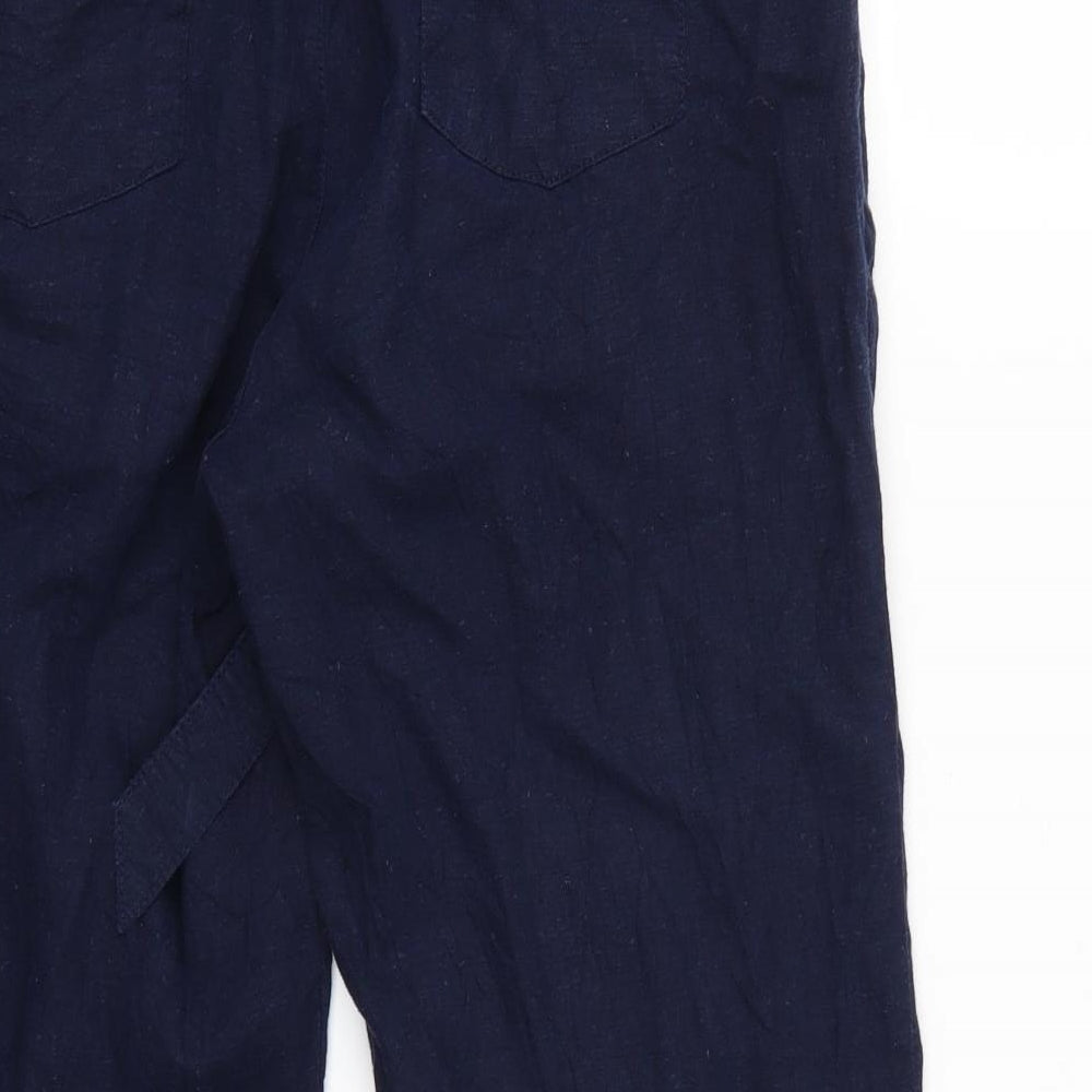 Womens UK Size 14 Bonmarché Regular Fit Blue Trousers