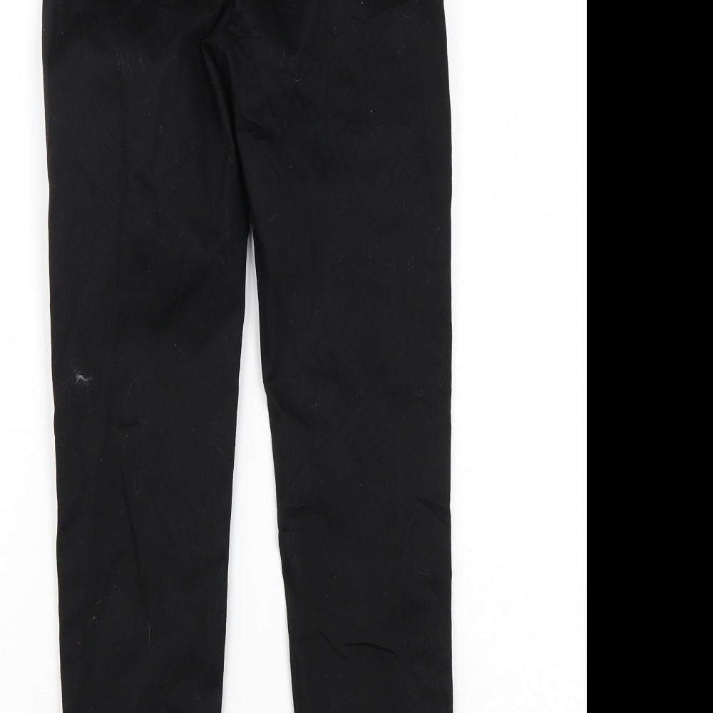 Womens UK Size 4 H&M Regular Fit Black Trousers