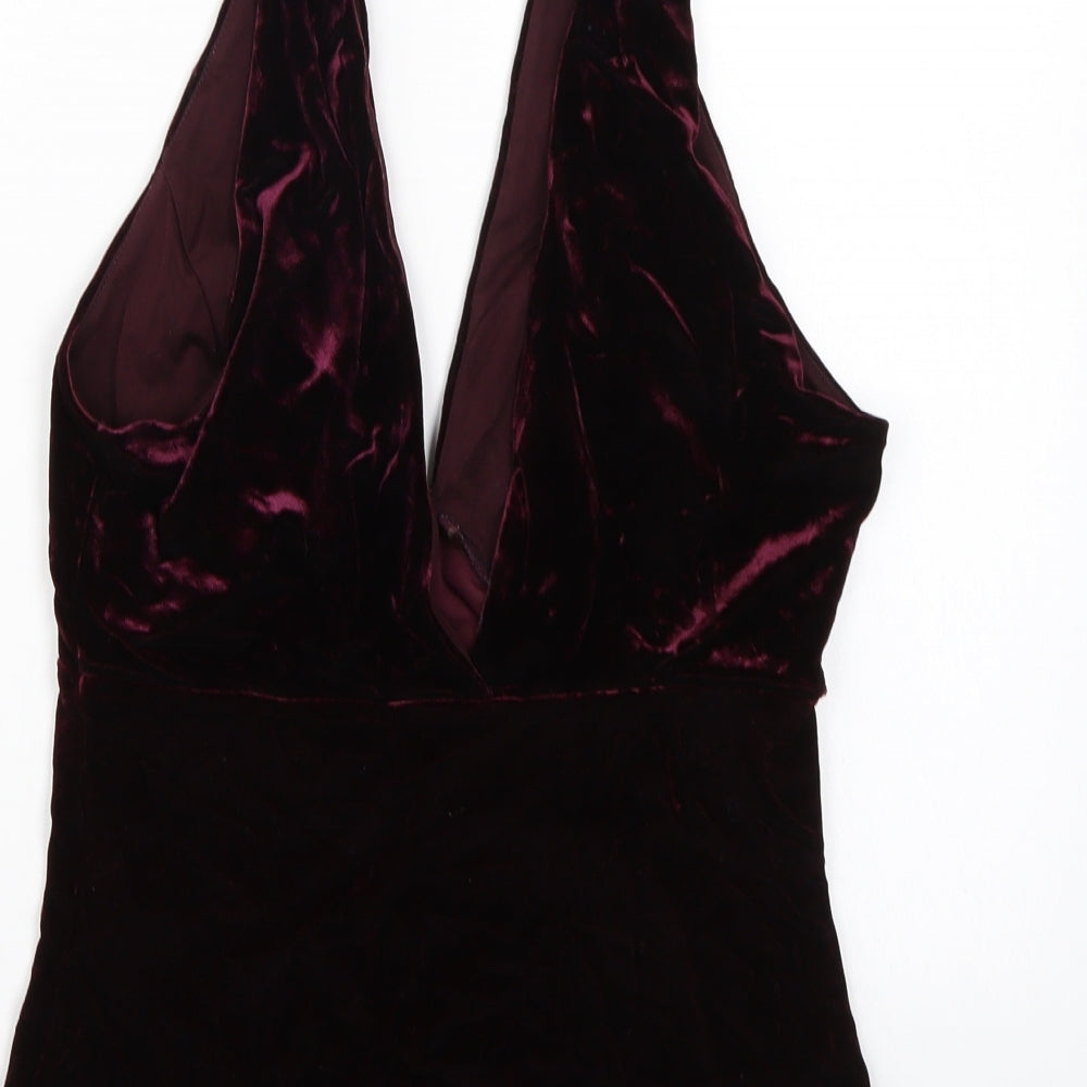 Newlook Womens Purple Bodysuit One-Piece Size 12