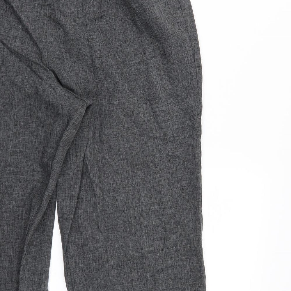 Womens UK Size 16 BHS Regular Fit Grey Trousers