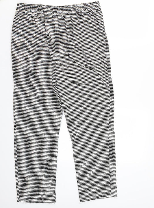 George Womens White Trousers Size 12 L26 in