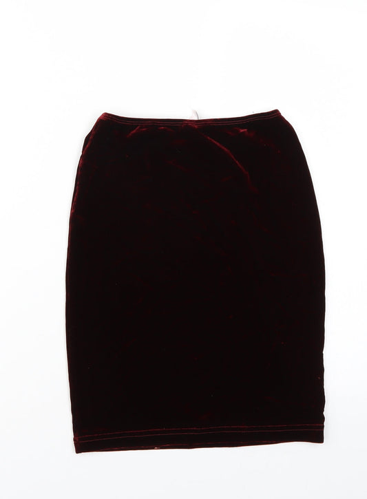 American Apparel Womens Purple   A-Line Skirt Size M