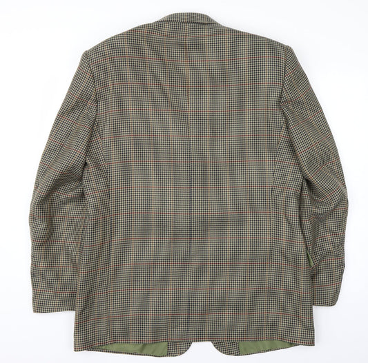 Avenue Mens Brown Jacket Suit Jacket Size 34