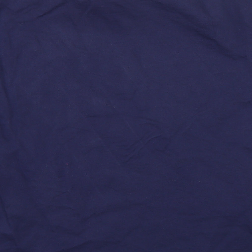 Womens UK Size M CULTURE Blue Basic T-Shirt