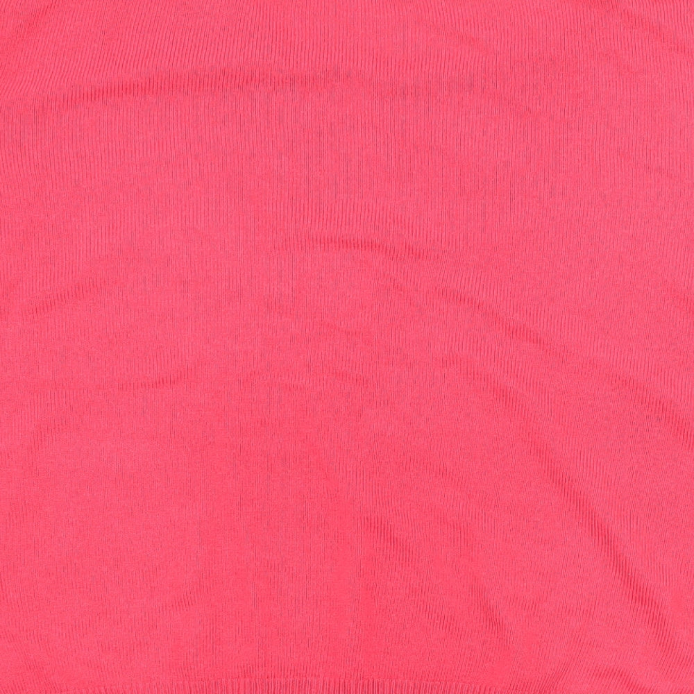 Womens UK Size 16 Marks and Spencer Pink Basic T-Shirt