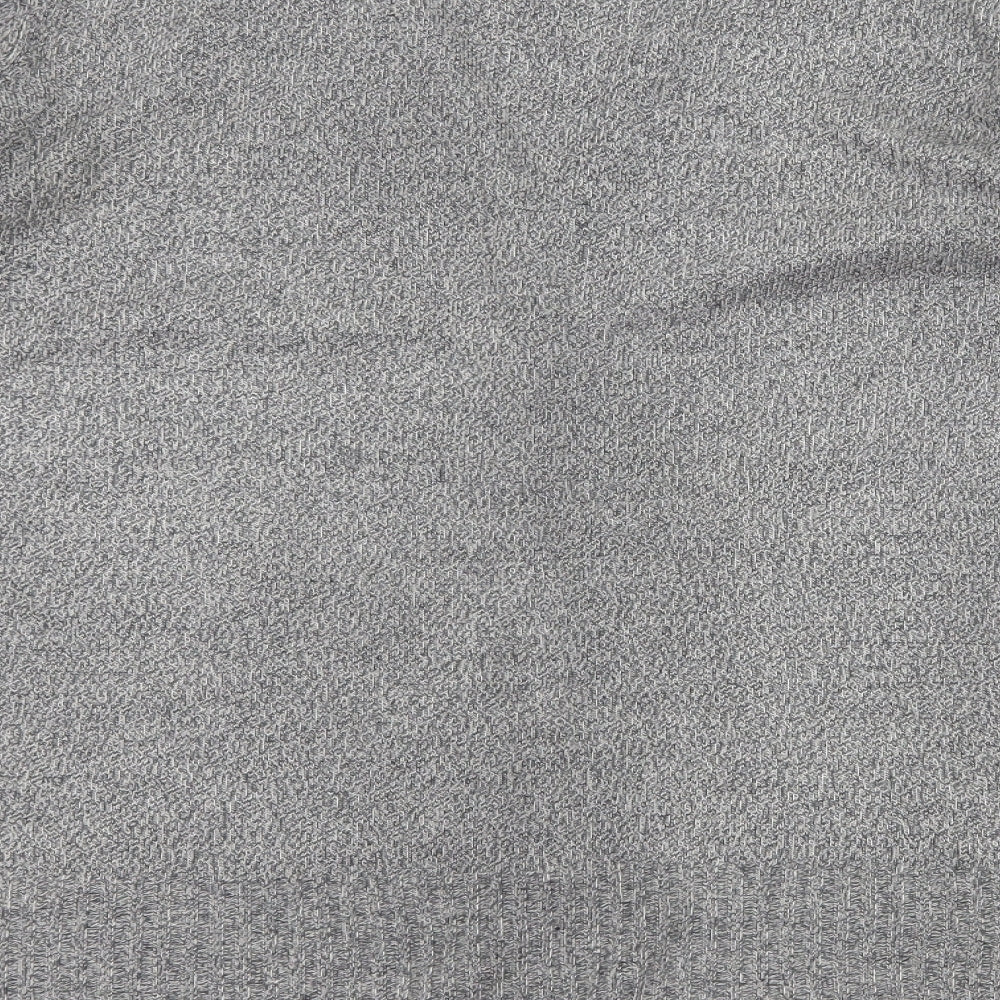 BHS Womens Grey Knit Cardigan Jumper Size 16