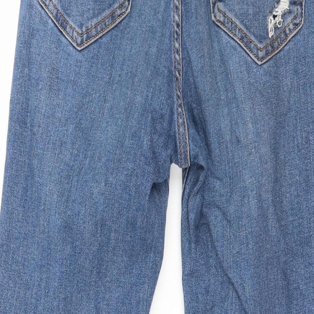 Womens UK Size 28 in Topshop Regular Fit Skinny Blue Jeans