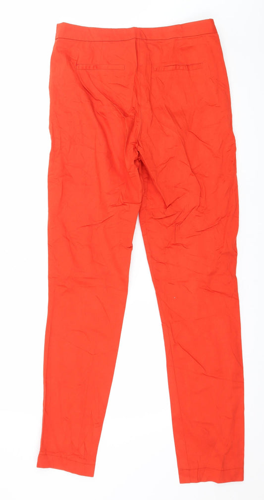 Womens UK Size 10 Atmosphere Regular Fit Red Trousers