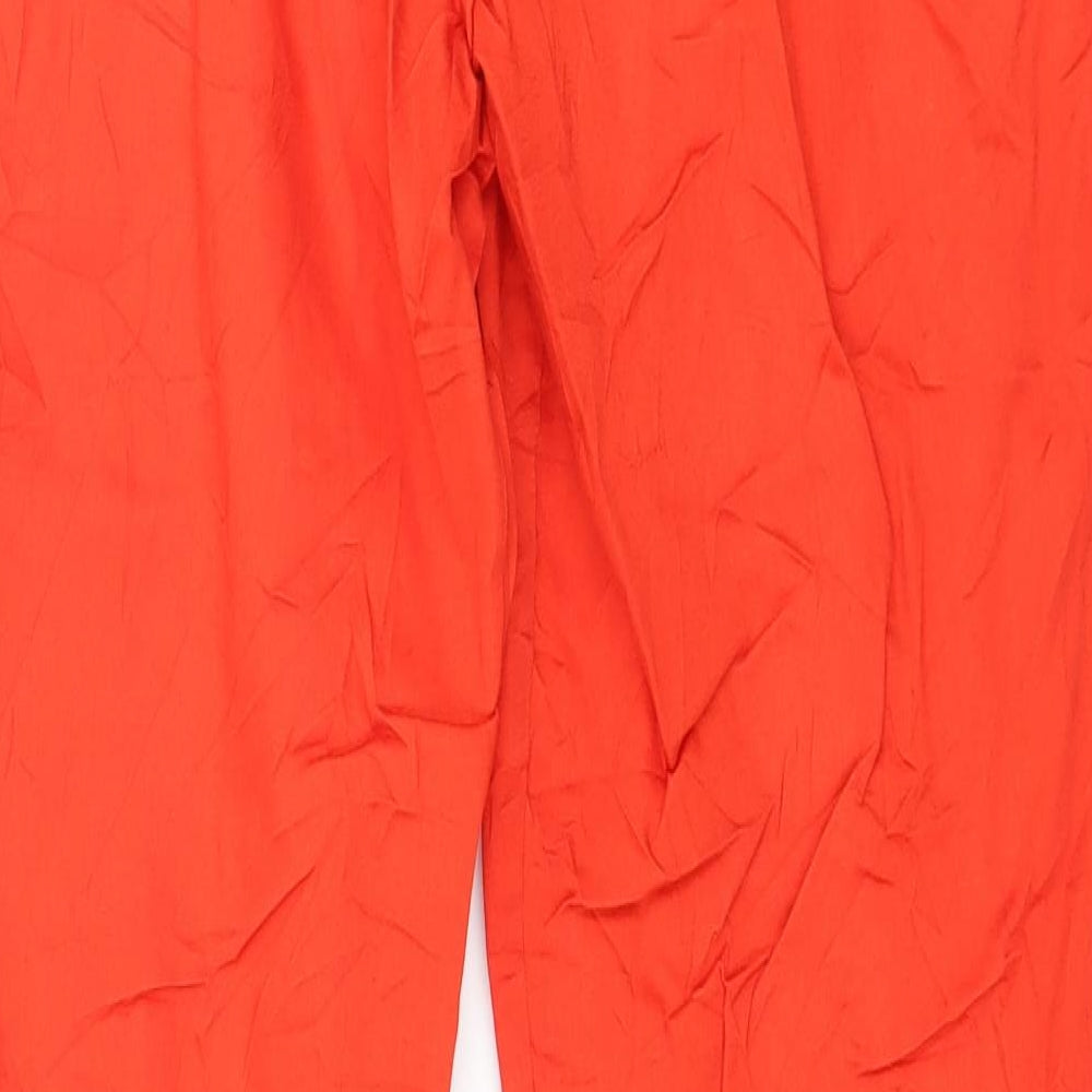 Atmosphere Womens Red Trousers Size 10 L29 in