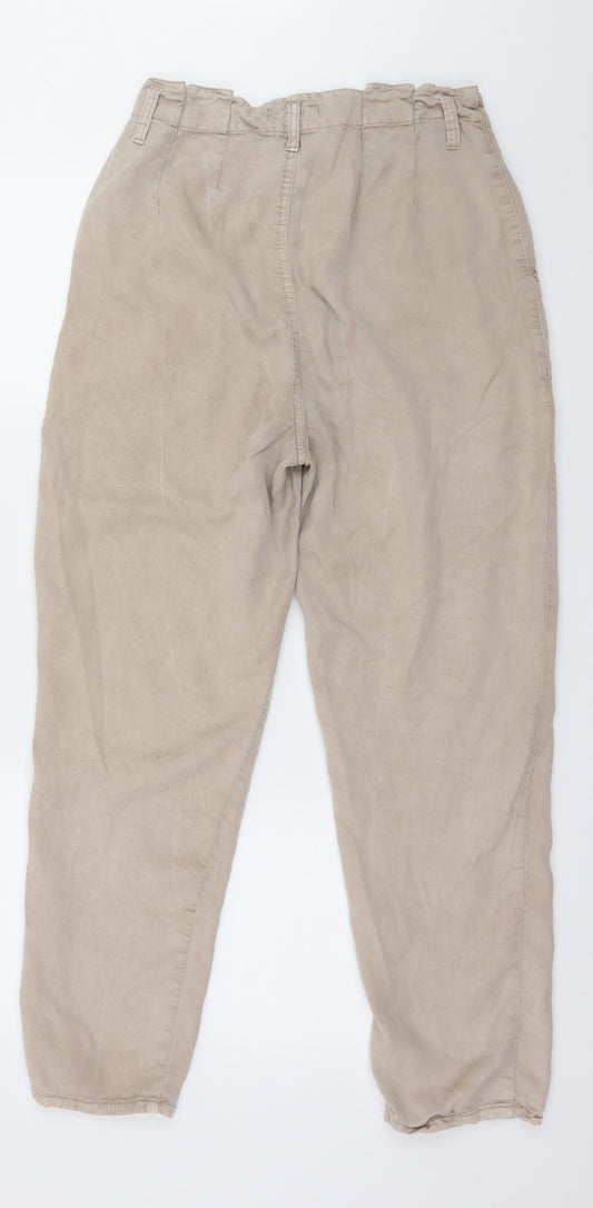 Primark Womens Brown Trousers Size 12 L27 in