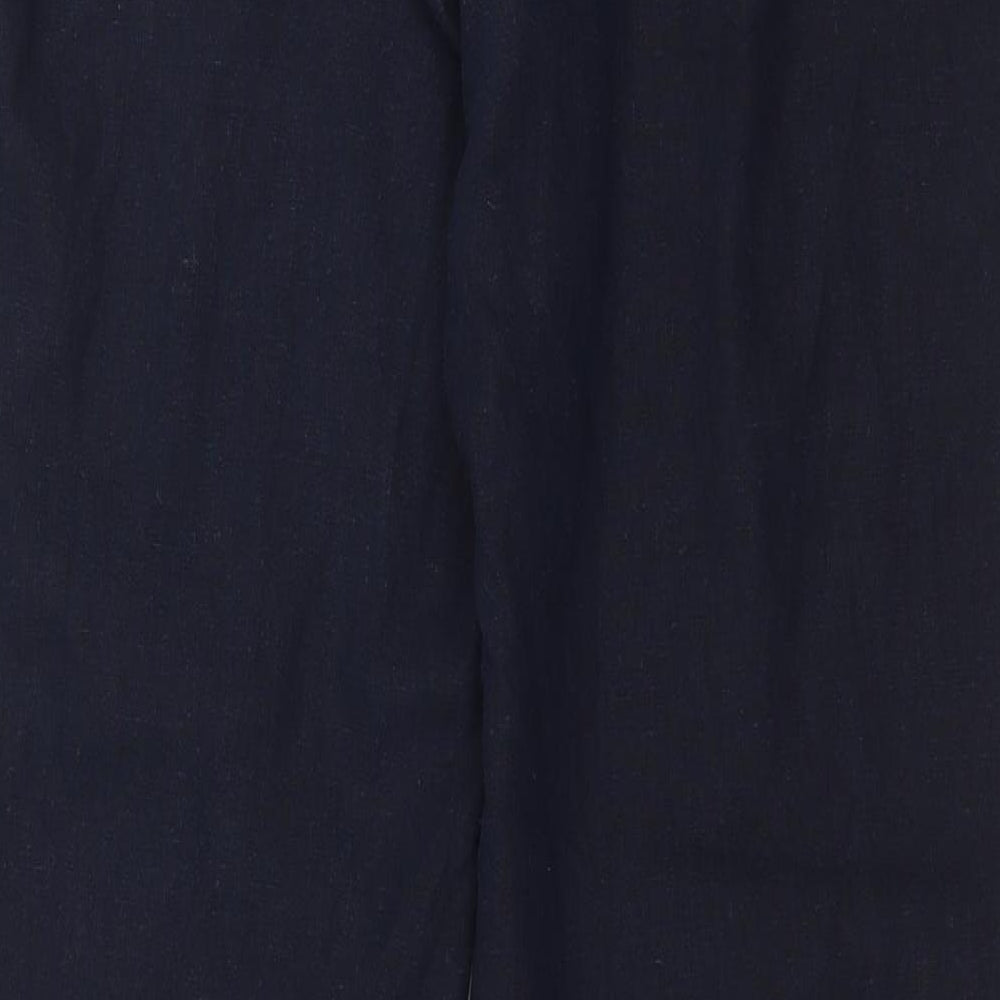 Womens UK Size 10 BHS Regular Fit Blue Trousers