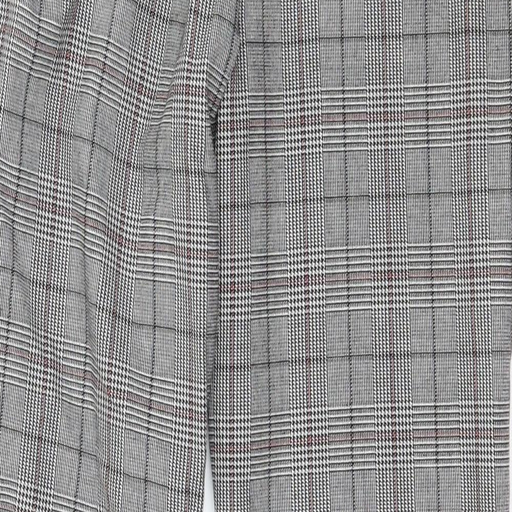 Womens UK Size 8 H&M Regular Fit Grey Trousers