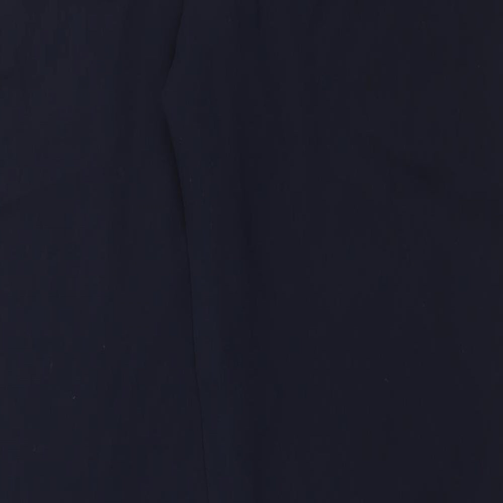 Womens UK Size 28 in Precis Regular Fit Black Trousers