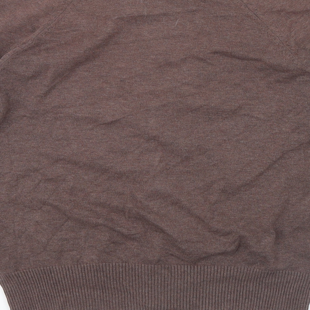 Preworn Womens Brown Cardigan Jumper Size 38