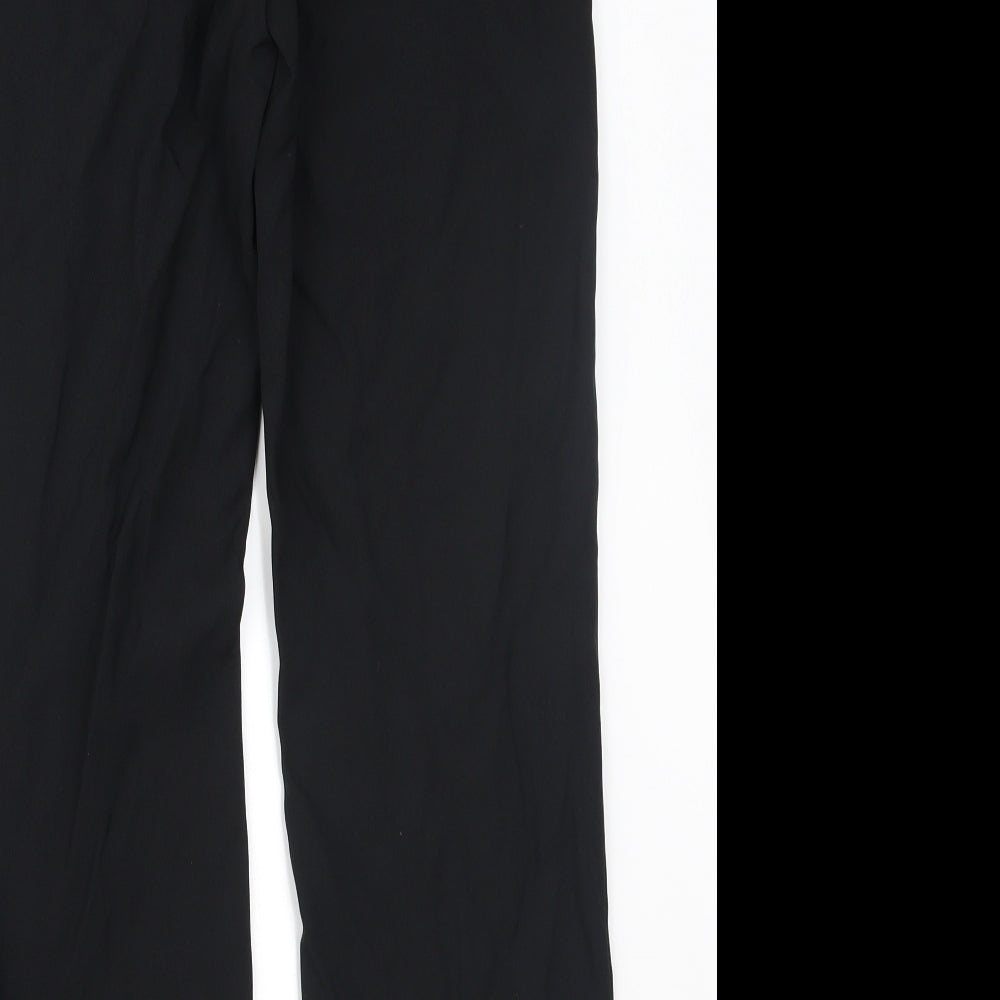 Womens UK Size 12 Marks and Spencer Regular Fit Black Trousers