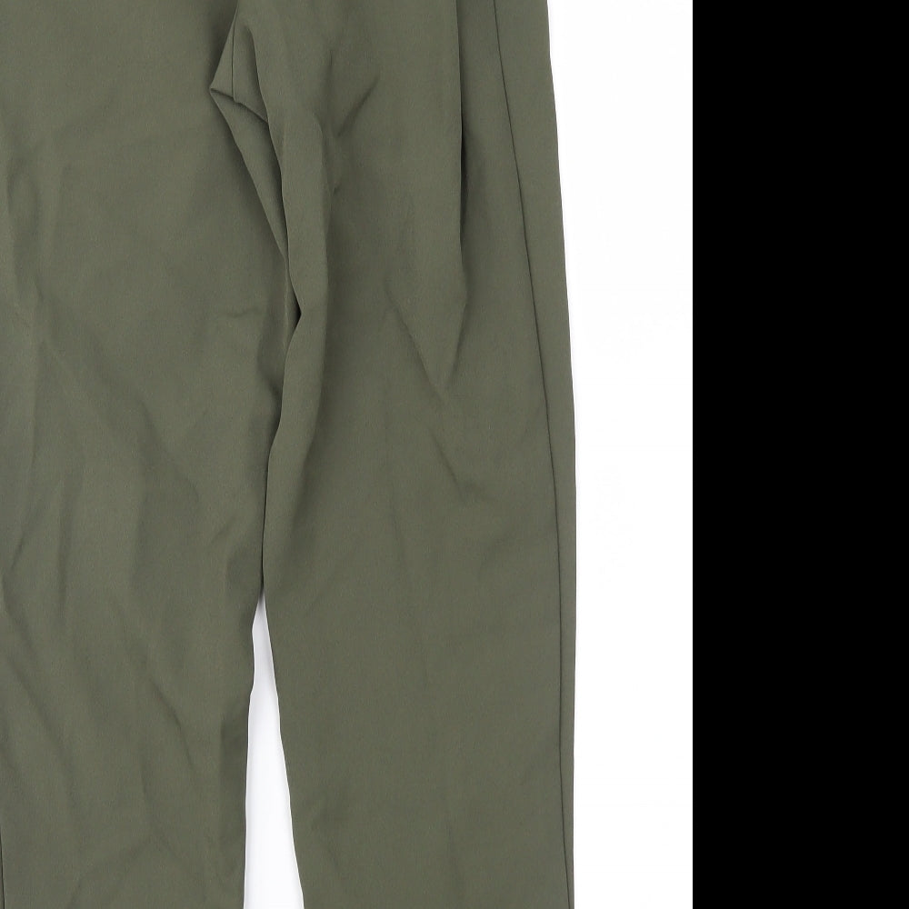 New Look Womens Green Trousers Size 6 L27 in
