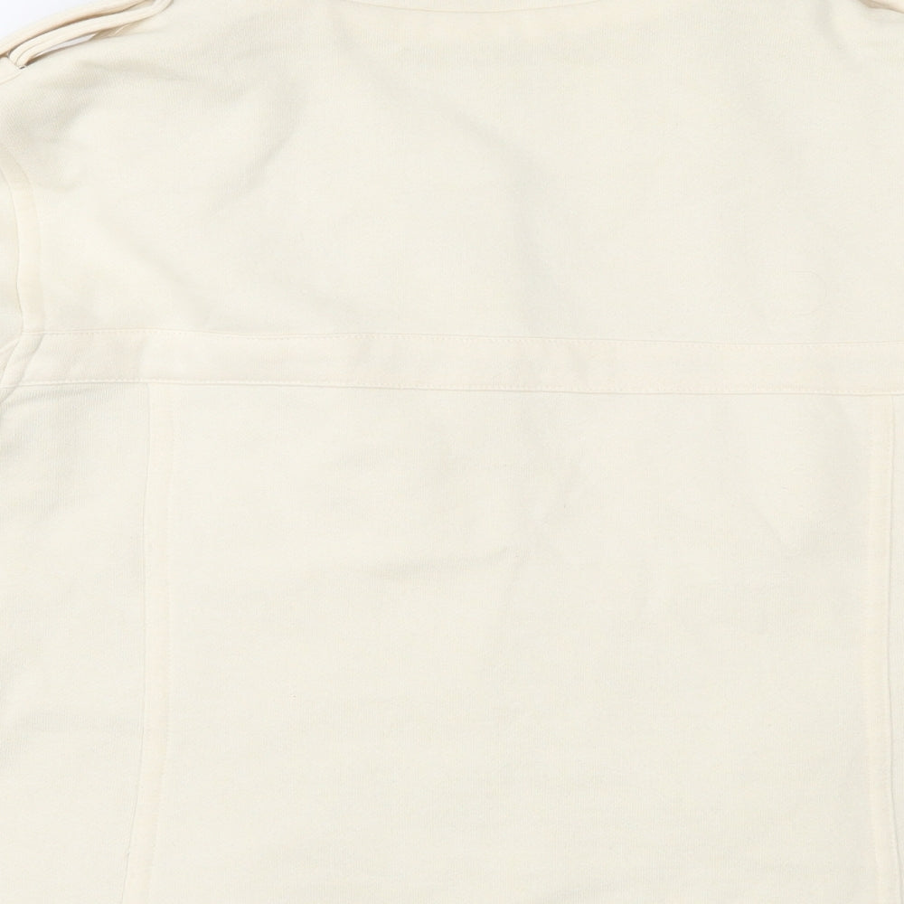 F&F Womens Ivory Jersey Jacket Size 14