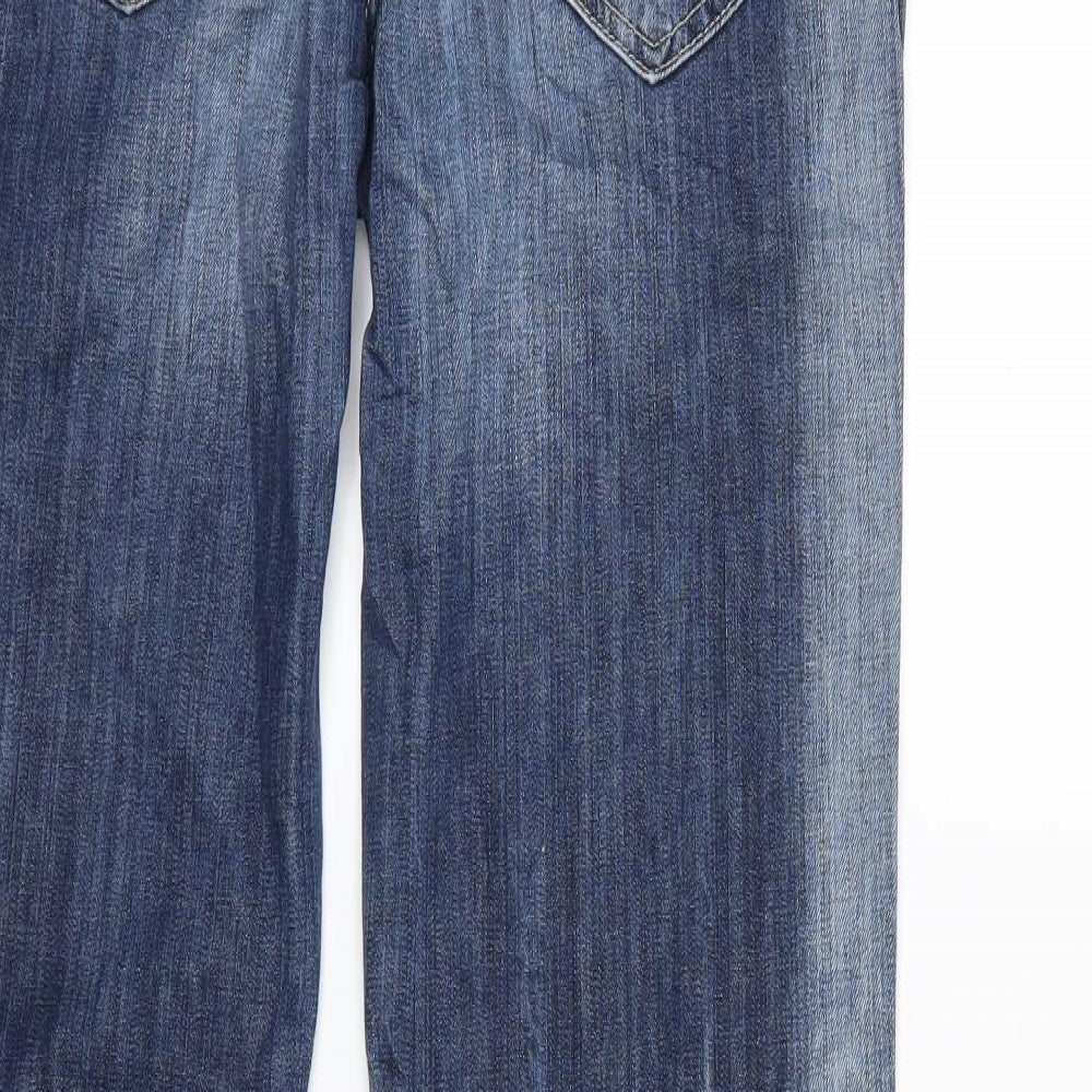 Womens UK Size 32 in Street One Regular Fit Straight Blue Jeans