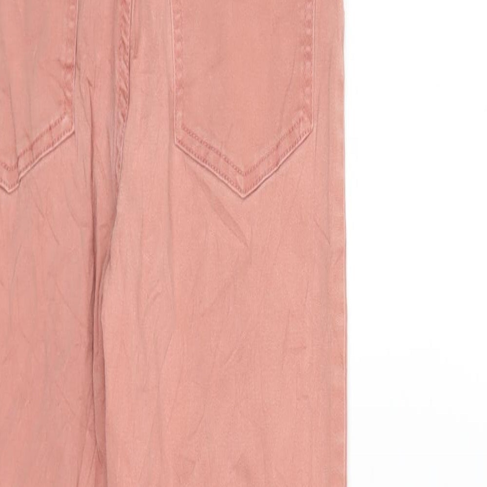 F&F Womens Pink Denim Skinny Jeans Size 6 L25 in