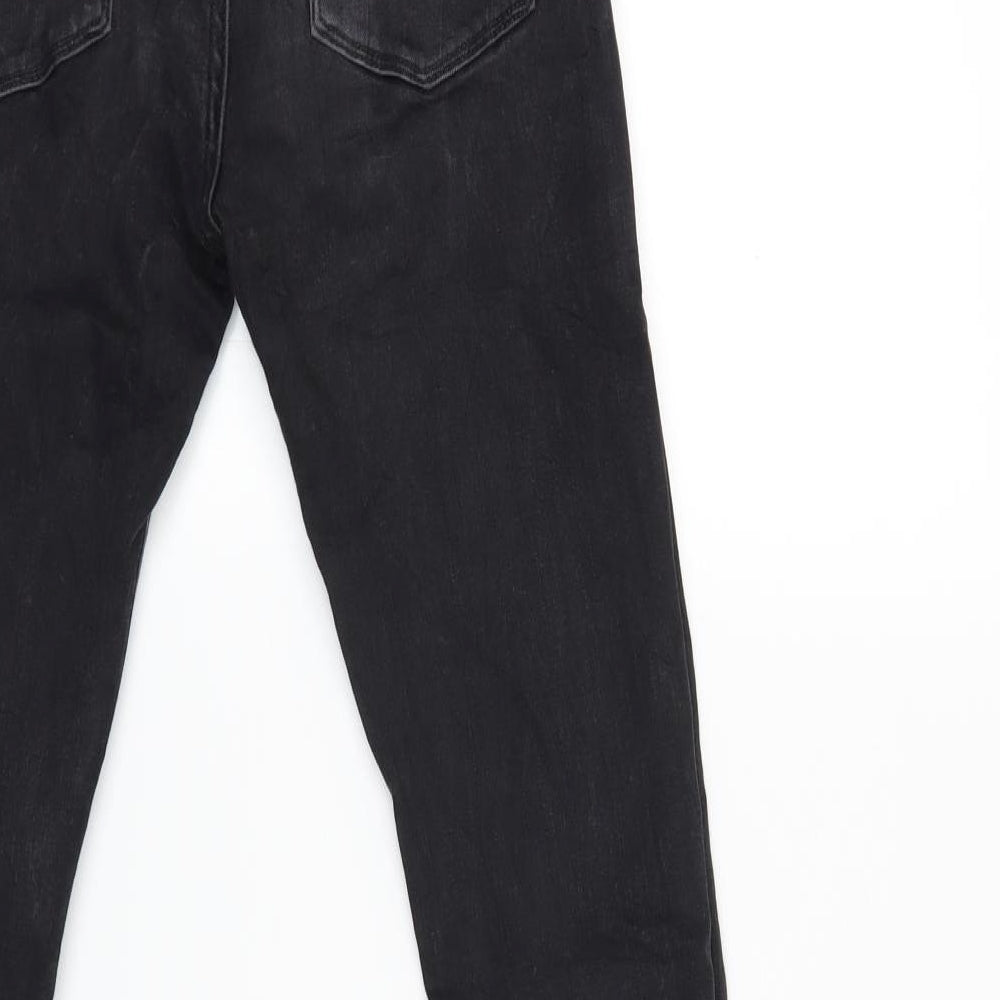 Zara Womens Black Denim Skinny Jeans Size 8 L26 in